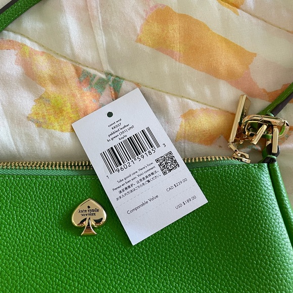 NWT Kate Spade Kayla Convertible Wristlet Green - Picture 10 of 11